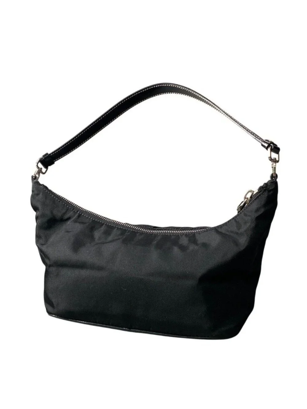 Prada Pouch Handbag Nylon Black